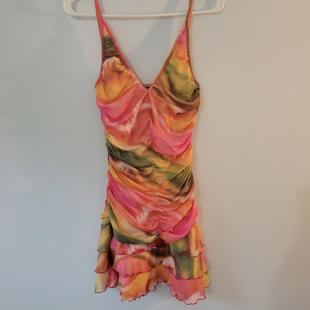 Moda International women's small multicolored mini dress